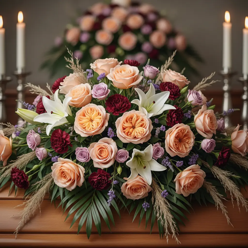 Blooms at London — funeral floral tribute arrangements