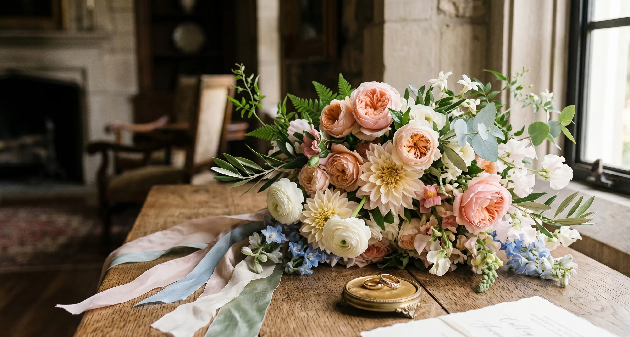 Blooms at London — bridal wedding bouquet