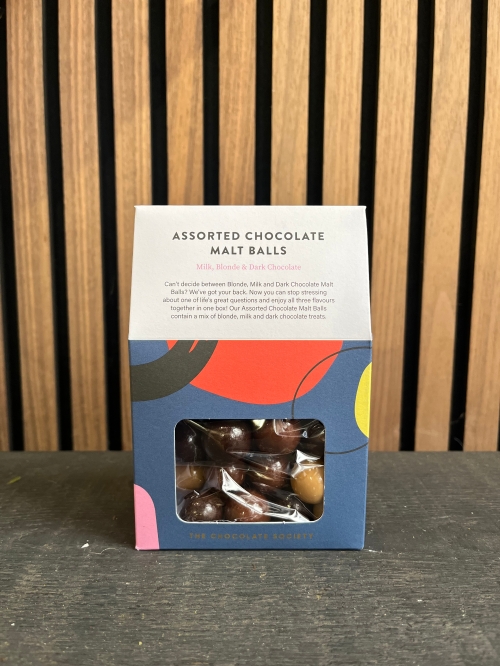 The Chocolate Society – Assorted Chocolate Malt Balls