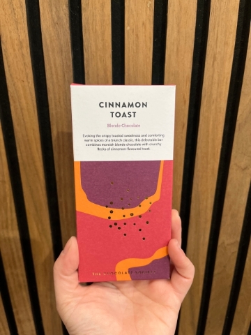 The Chocolate Society – Cinnamon Toast Chocolate Bar